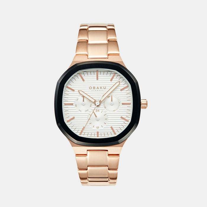 Obaku Octagon Silver Analog watch