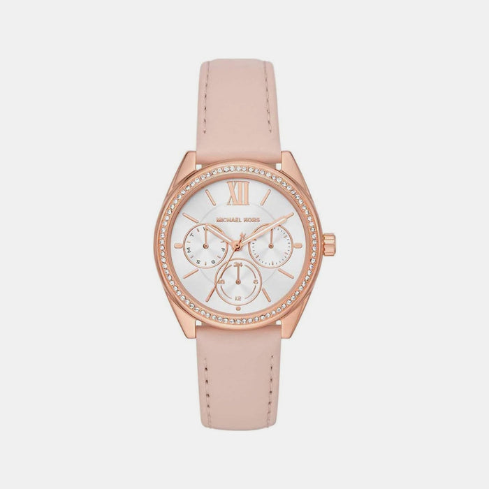 Michael Kors Round White Chronograph watch