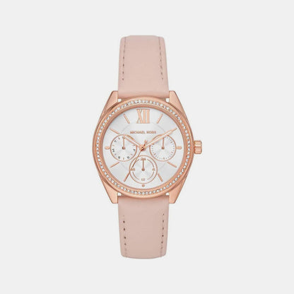 Michael Kors Round White Chronograph watch