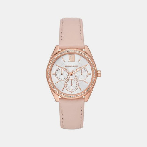Michael Kors Round White Chronograph watch