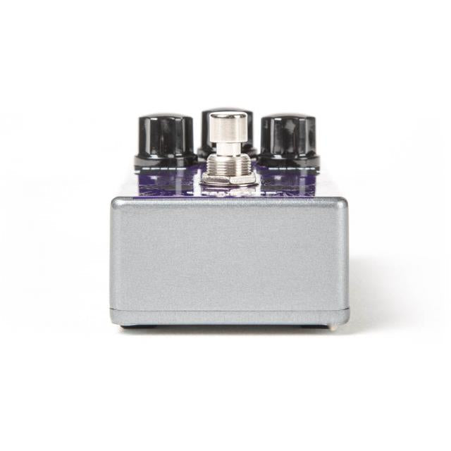 Jim Dunlop JHM7 Univibe guitar effects pedal side view with top controls