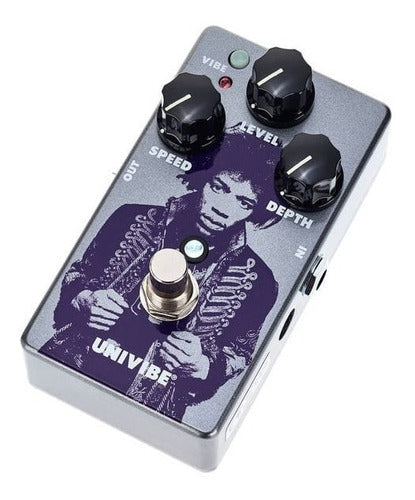 Jim Dunlop JHM7 Univibe guitar effects pedal with Speed, Level, and Depth knobs