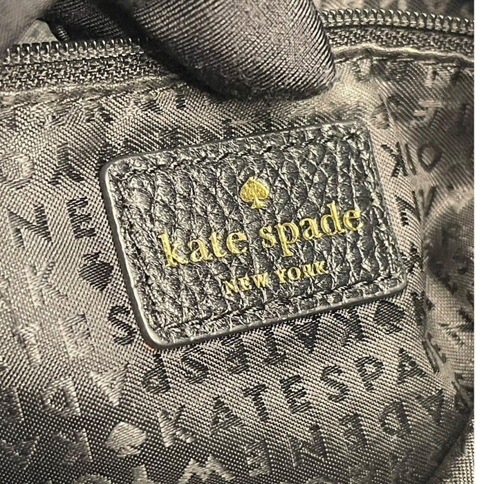 Kate Spade New York — Pebbled Leather Scalloped-Edge Shoulder Bag
