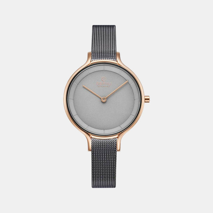 Obaku Round Grey Analog watch