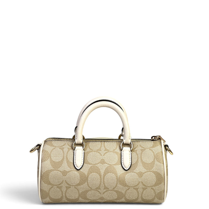 Coach Lacey Crossbody Bag Beige Signature Canvas