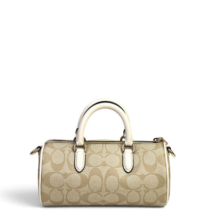 Coach Lacey Crossbody Bag Beige Signature Canvas