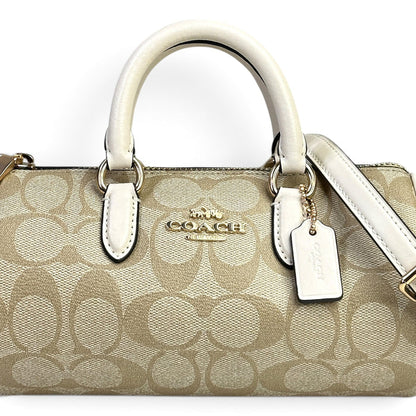 Coach Lacey Crossbody Bag Beige Signature Canvas
