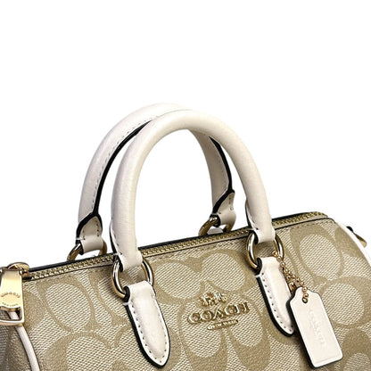 Coach Lacey Crossbody Bag Beige Signature Canvas