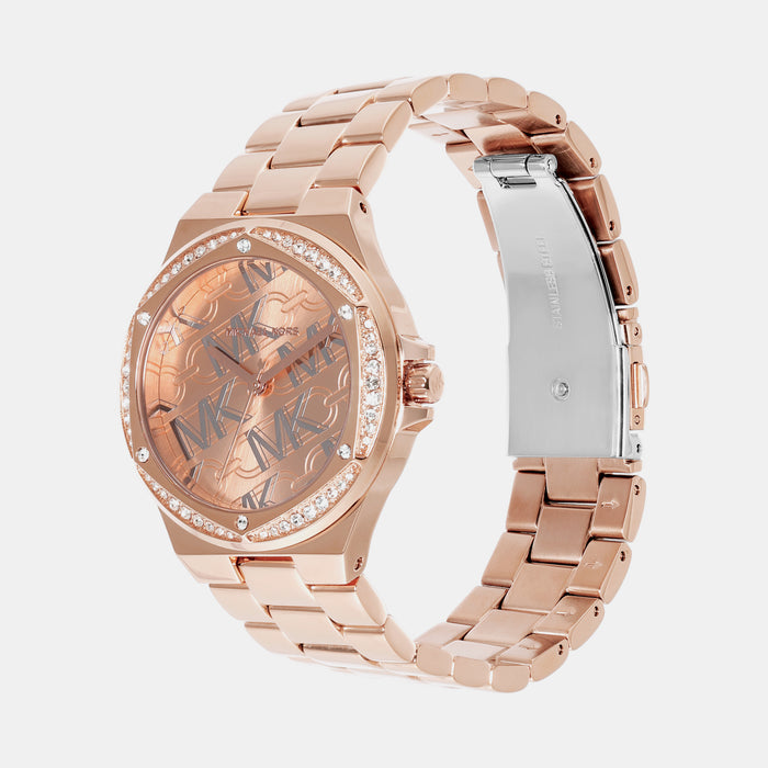 Michael Kors Women Round Rose Gold watch