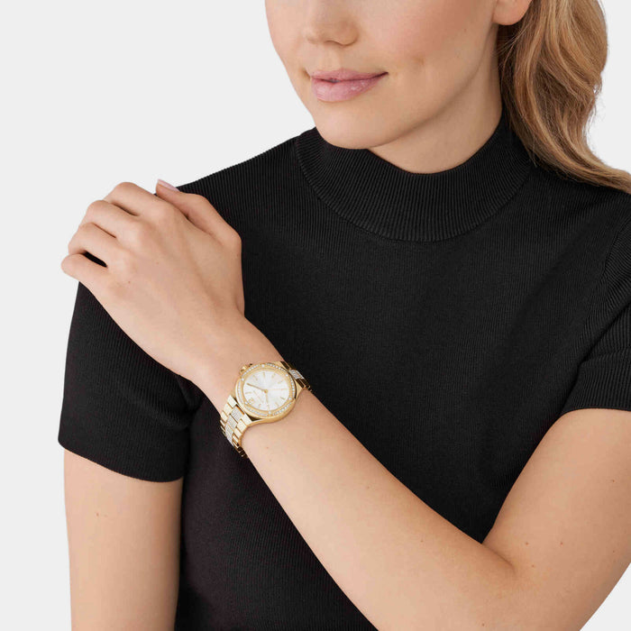 Michael Kors Women Round White watch