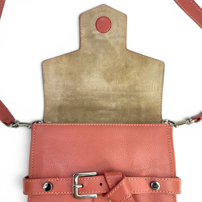Jimmy Choo Lexie Rosewood Leather Crossbody Bag