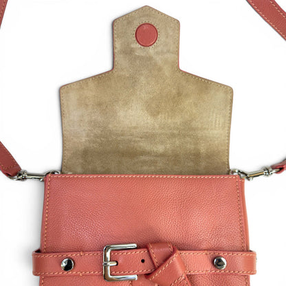 Jimmy Choo Lexie Rosewood Leather Crossbody Bag