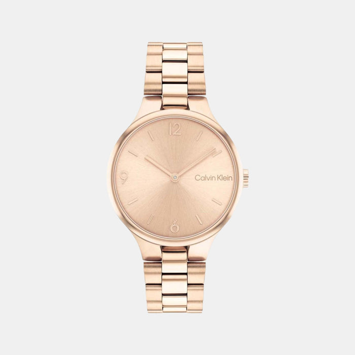 Calvin Klein Round Gold Analog watch