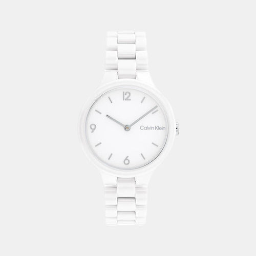 Calvin Klein Round White Analog watch