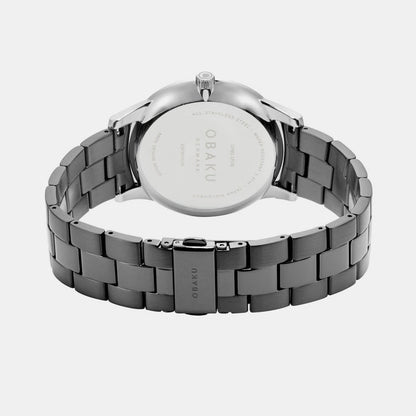 Obaku Men Round Grey watch