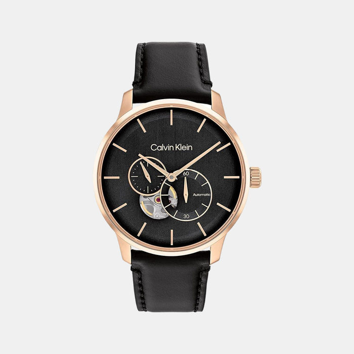 Calvin Klein Round Black Multi-Function watch