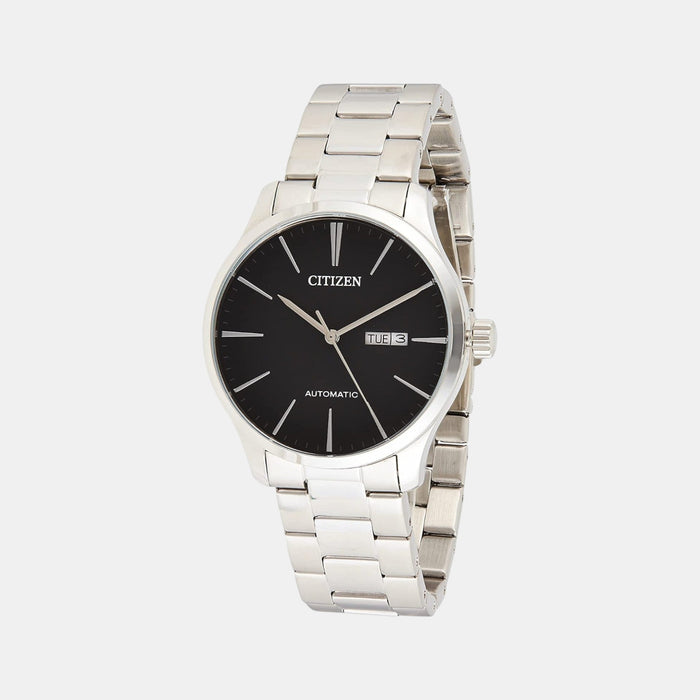 Men Automatic Black Dial Analog Stainless Steel Watch NH8350-83E