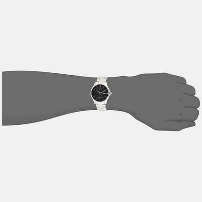 Men Automatic Black Dial Analog Stainless Steel Watch NH8350-83E