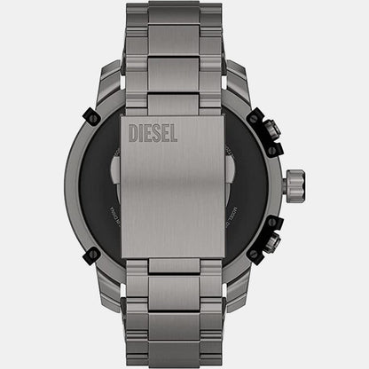 Men Automatic Black Dial Digital Silicone Watch DZT2042