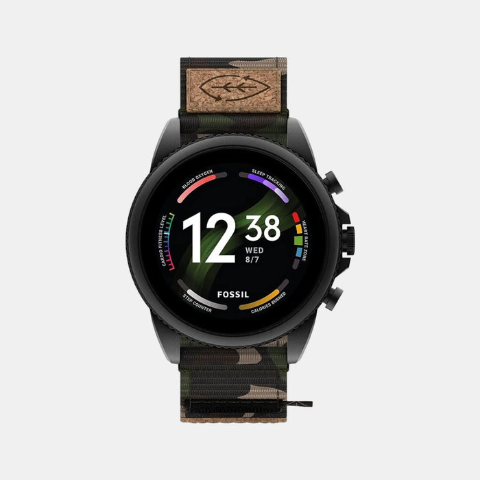 Fossil Round Black Digital watch