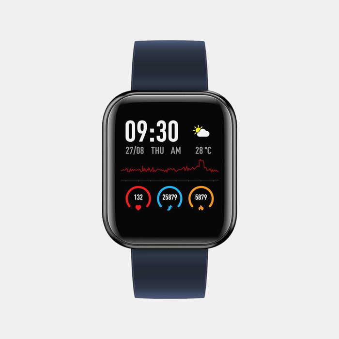 Helix Square Black Digital watch