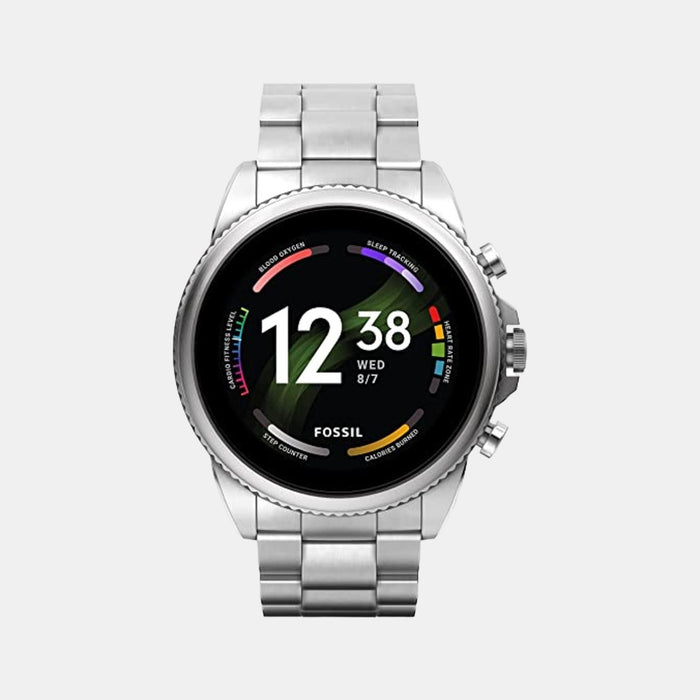 Fossil Round Black Digital watch
