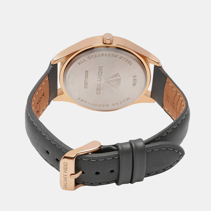 Mont Neo Stainless Steel Round watch
