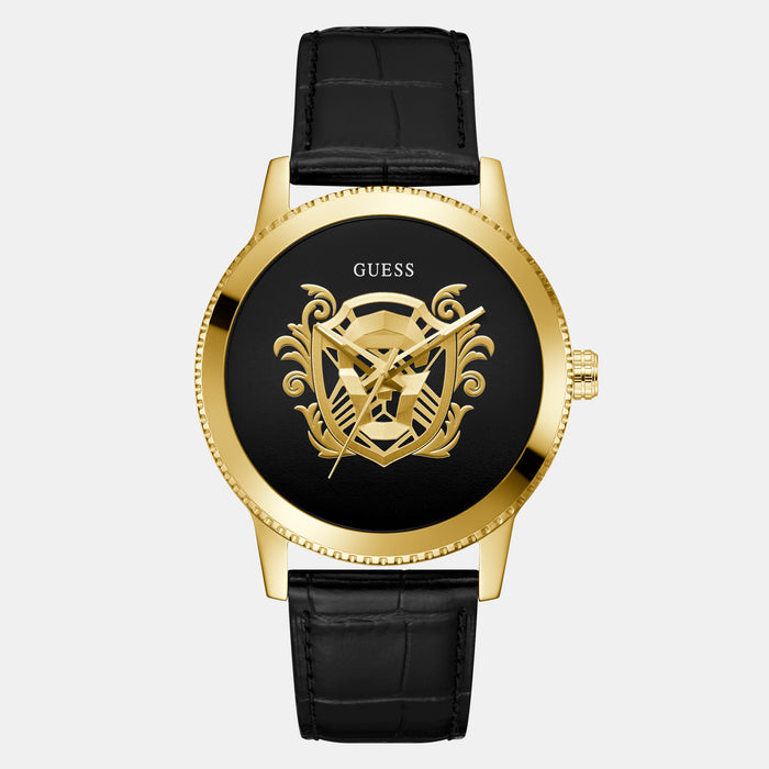 Guess Round Black Analog watch