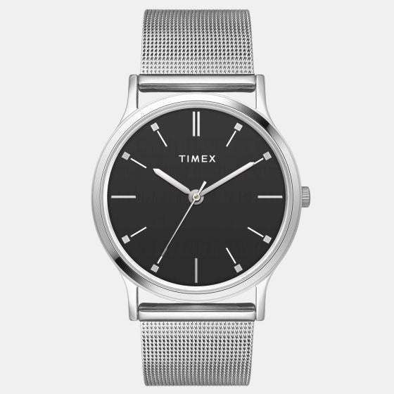 Timex Round Black Analog watch