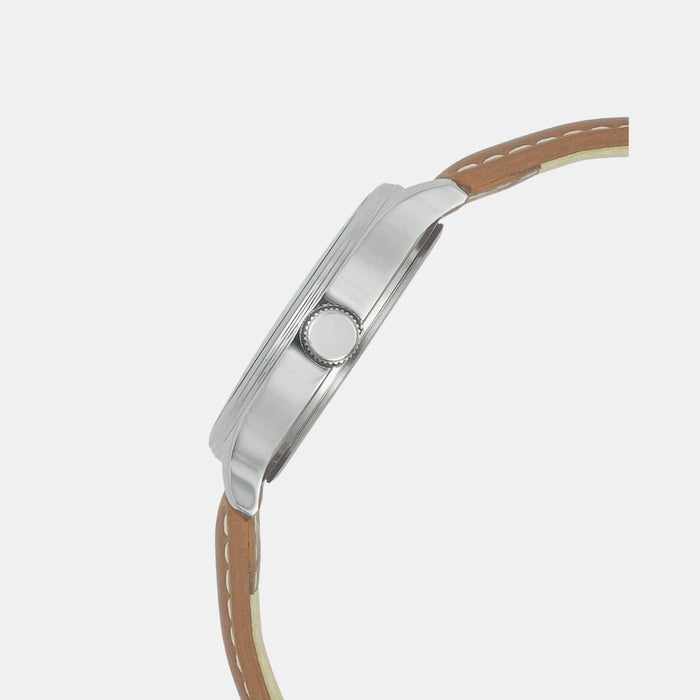 Timex Leather Blue watch