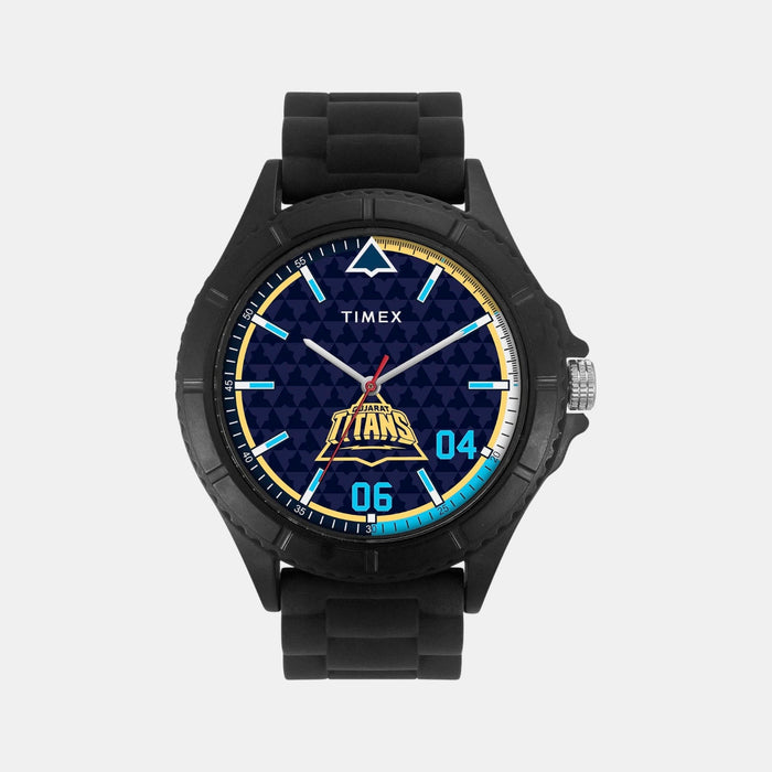 Men Quartz Blue Dial Analog Silicone Watch TW00ZR564