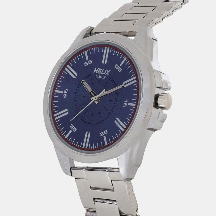 Helix Men Round Blue watch