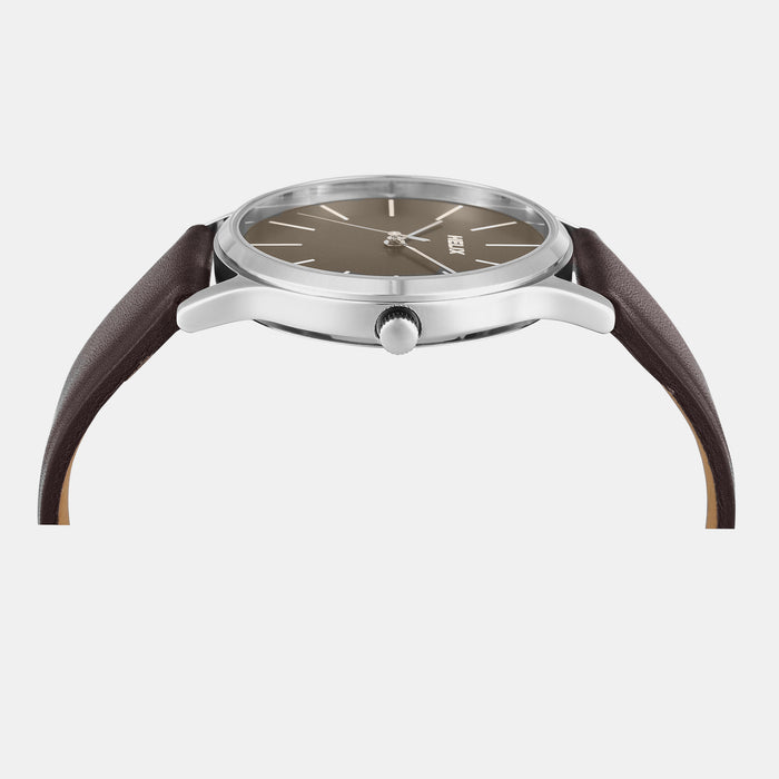 Helix Stainless Steel Round watch