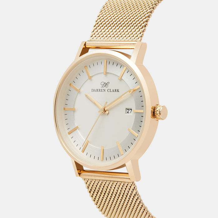 Darren Clark 40 mm Round Quartz watch