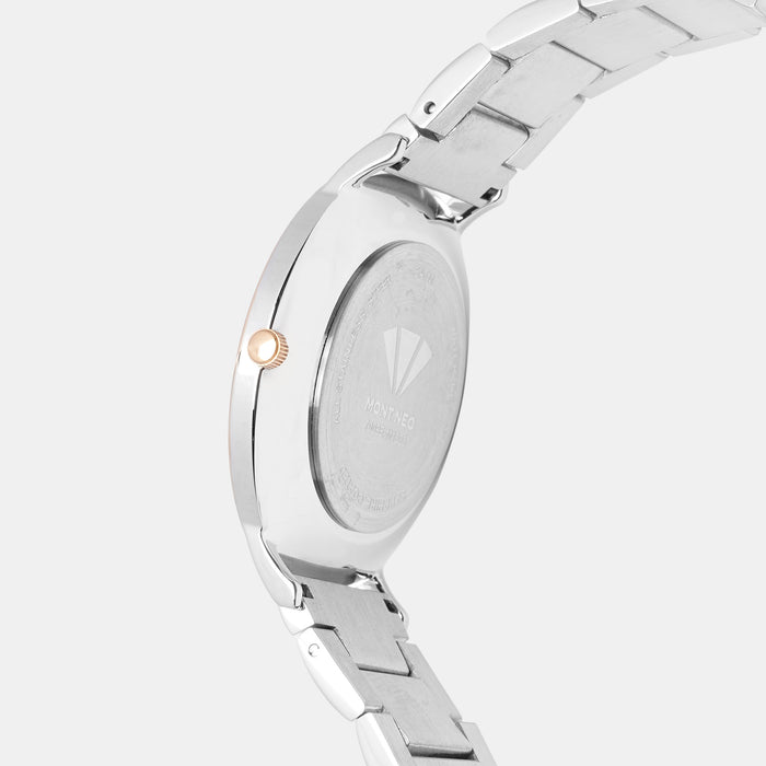 Mont Neo Men Round Silver watch