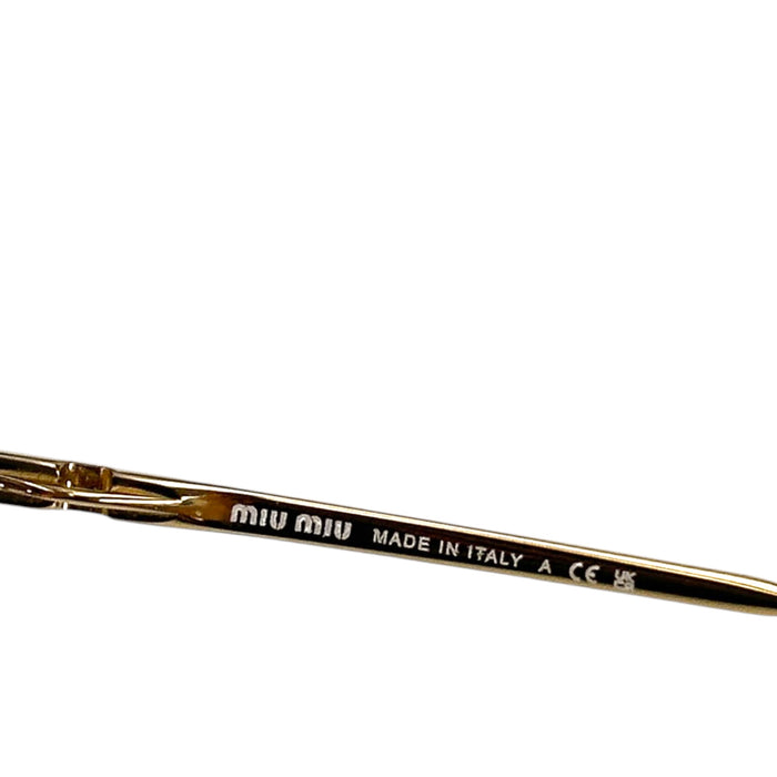 Miu Miu MU 52YS Gold Sunglasses