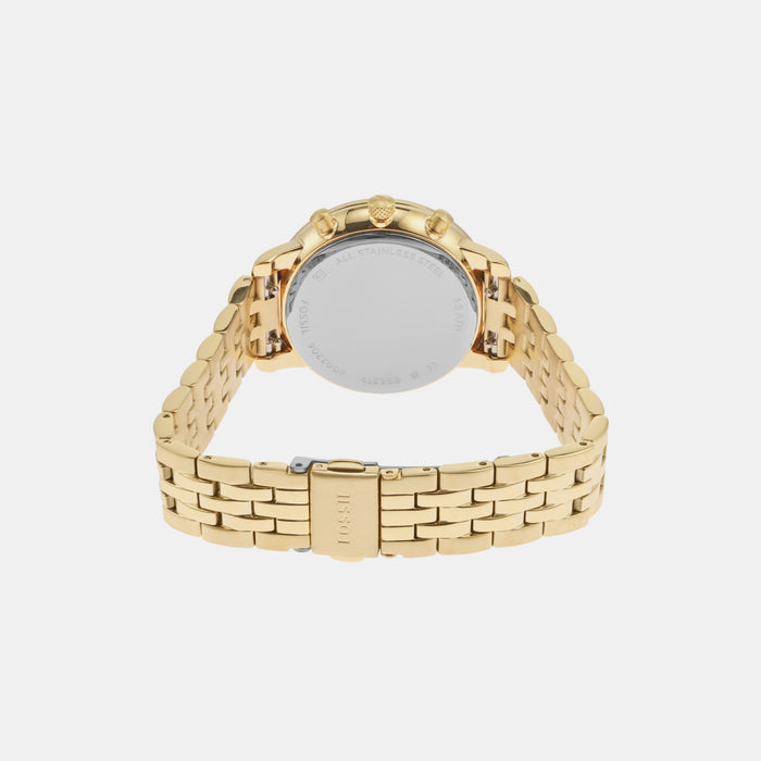 Fossil Women Round Gold watch
