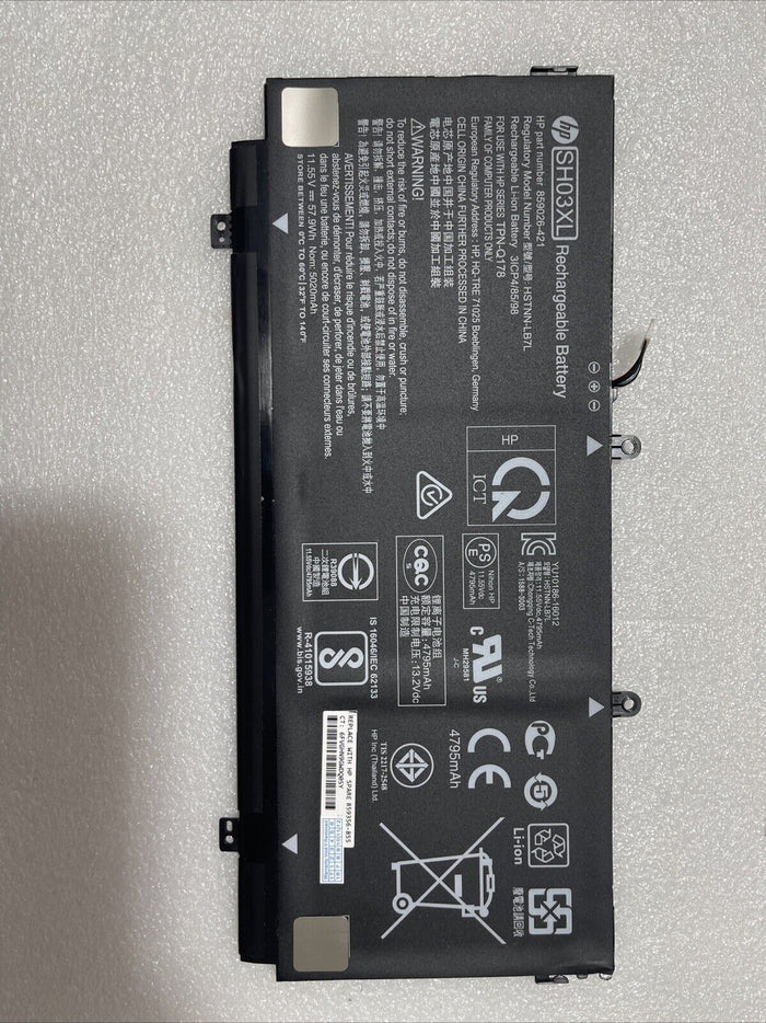 New Genuine Battery for HP Spectre x360 13-w000 859356-855 859026-421 SH03XL