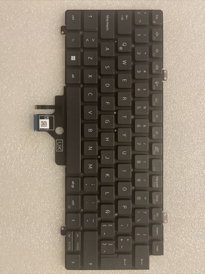 New Genuine DELL latitude 7420 BACKLIT Spanish Latin Keyboard