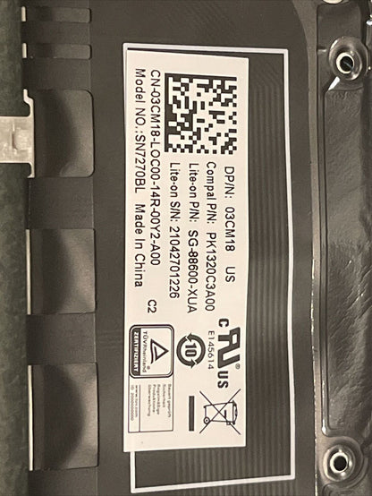 New Genuine Dell XPS 13 9370 9380 7390 US Backlit Keyboard 3CM18 03CM18 HP AT