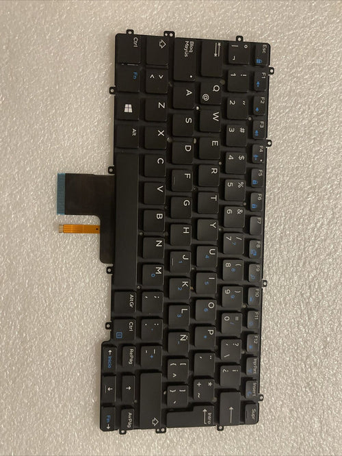 New SPANISH Dell OEM Latitude 13 7370 Laptop Keyboard Backlight PP08M 0PP08M D1