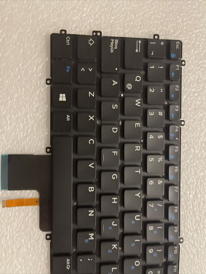 New SPANISH Dell OEM Latitude 13 7370 Laptop Keyboard Backlight PP08M 0PP08M D1