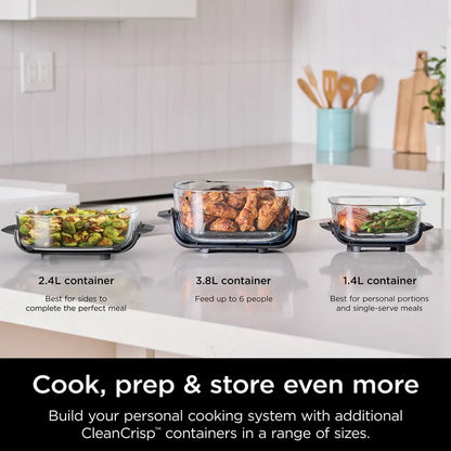 Ninja Crispi 2.3L CleanCrisp Glass Container Pack