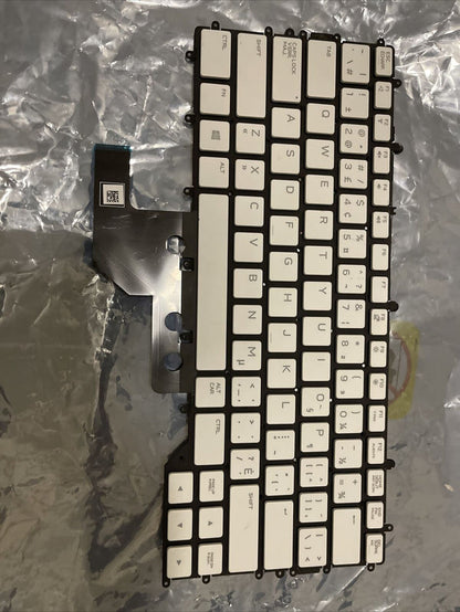 OEM Dell Alienware m15 R3 / m15 R4 White Laptop French Backlit Keyboard X9JC1 H2