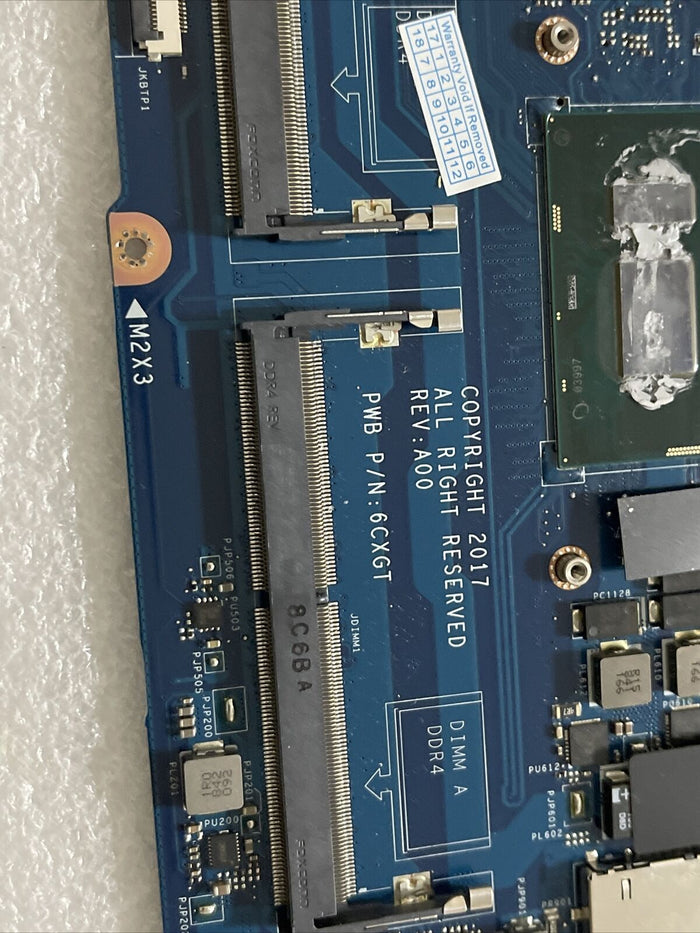 Oem Dell Latitude 5590 1.7 GHz i5-8350U DDR4 Motherboard LA-5412P P50J0 H1 B3