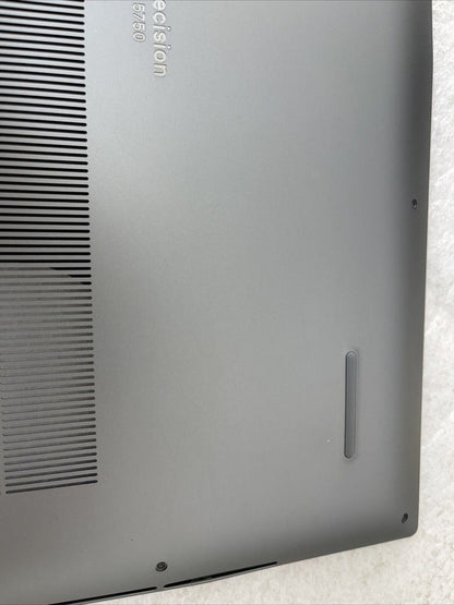 OEM Dell Precision 5750 Laptop Bottom Base Metal Cover Assembly Gray 598MX KG C4
