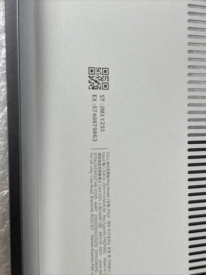 OEM Dell Precision 5750 Laptop Bottom Base Metal Cover Assembly Gray 598MX KG C4