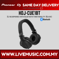 Black over-ear DJ headphones with cushioned ear cups and adjustable headband