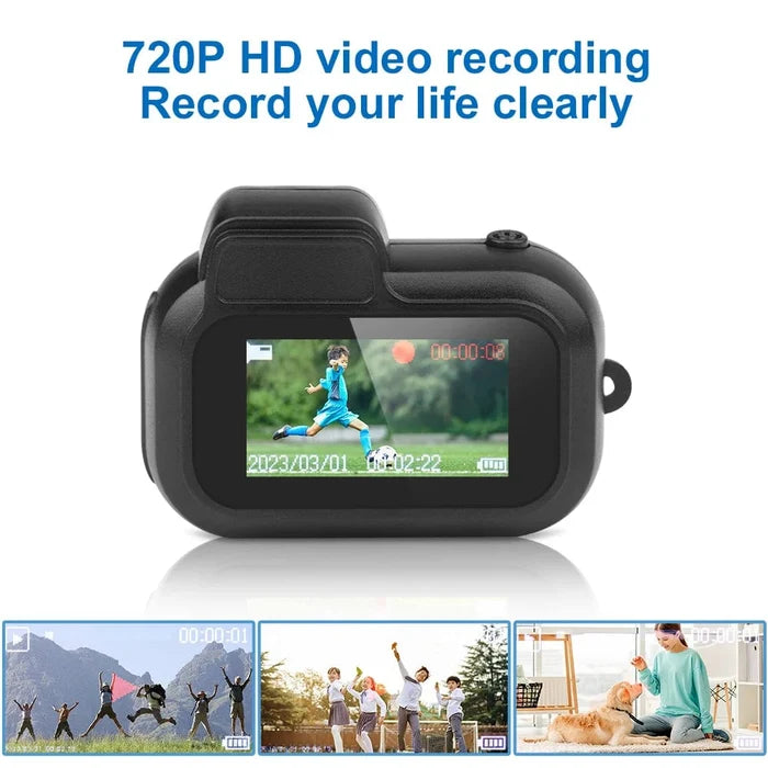 SearchFindOrder Camera with 64G Portable Retro Mini Camera