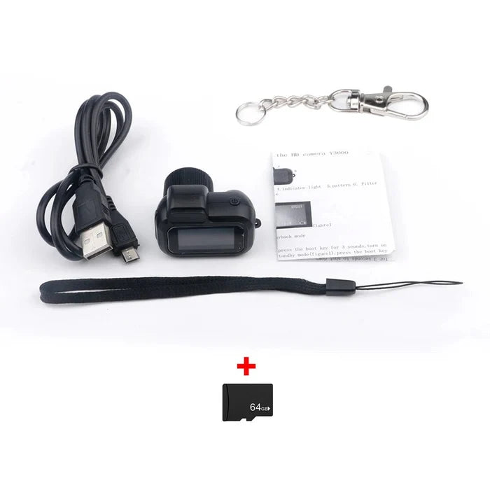 SearchFindOrder Camera with 64G Portable Retro Mini Camera